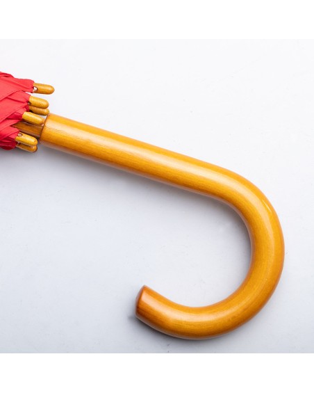 Detalle mango de madera del paraguas personalizado Bonaf Detalle mango de madera del paraguas personalizado Bonaf