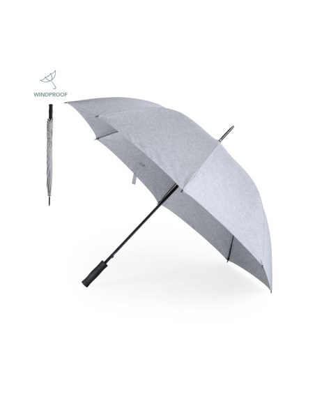 Paraguas grande color gris personalizable Paraguas grande color gris personalizable