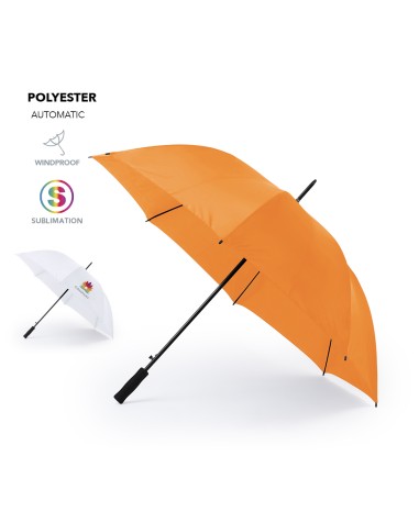 Grand parapluie classique avec poignée en EVA personnalisable avec votre logo