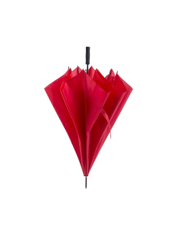 Grand parapluie rouge promotionnel