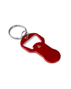 Porte-clés personnalisable avec décapsuleur et pièce de monnaie