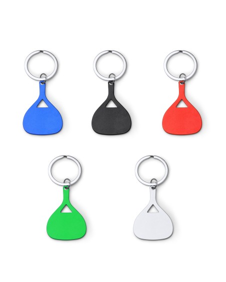 Couleurs assorties du porte-clés en forme de pagaie