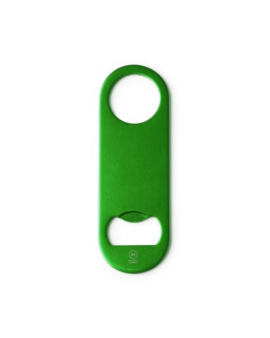 Promotional sustainable classic opener with green hole