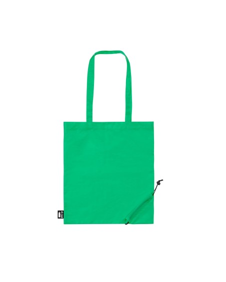 merchandising de sacs de courses verts