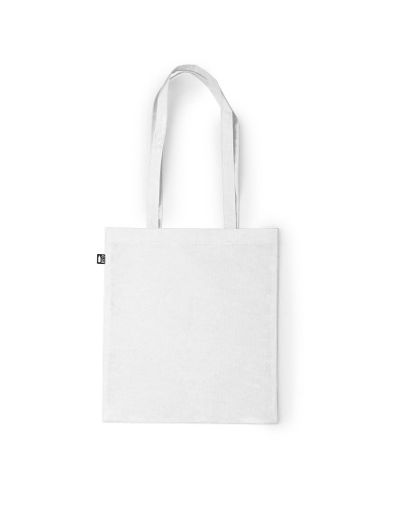 Personalized white handbag