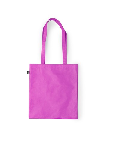 Sustainable promotional merchandising bag in pink