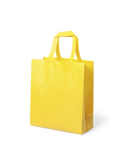 Customizable non-woven bag in yellow