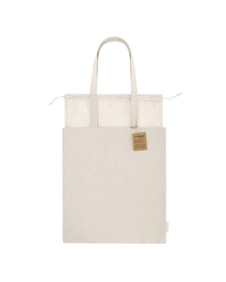 Sac en coton recyclé avec filet