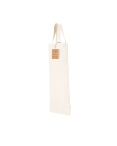 Bag for 2 loaves of bread made of recycled cotton, ecru with handles 2