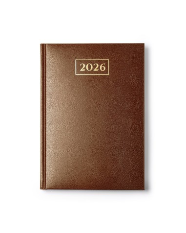 Agenda 2026 elegante cubierta polipiel personalizable con tu logo