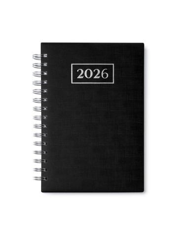 Agenda d'anelles 2026 color negre personalitzada