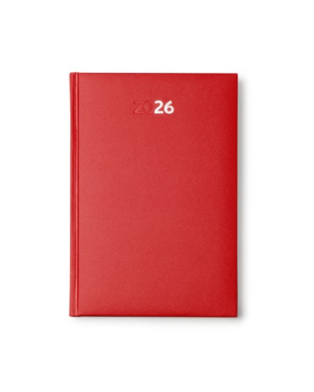 2026 diary with personalized red marker 2026 diary with personalized red marker