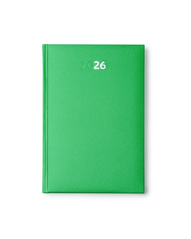 Agenda vert multilingue personnalisable 2026