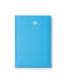 Agenda 2026 con marcador personalizable color azul claro