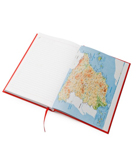 View of the physical map of Spain in the Horus agenda View of the physical map of Spain in the Horus agenda