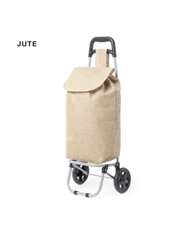 Carretó de la compra de jute personalitzable