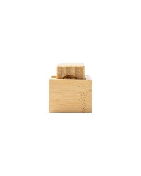 Personalized bamboo block calendar