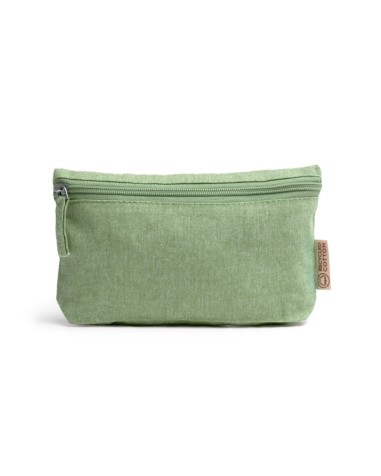 Sustainable green promotional multipurpose toiletry bag