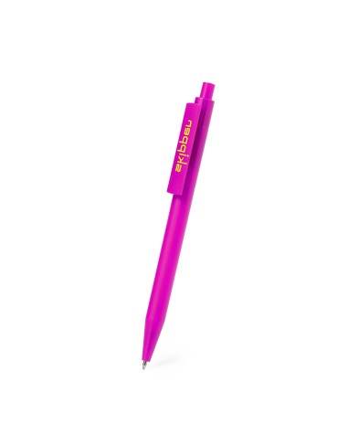 Bolígrafo de plástico con precio economico personalizado con tu logo