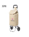 carro de compra de jute natural personalitzat amb el teu logo