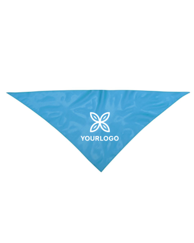 3029 LIGHT BLUE TRIANGULAR PARTY HANDKERCHIEF PERSONALIZED