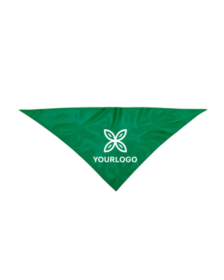 3029 Personalized Triangular Green Party Handkerchief