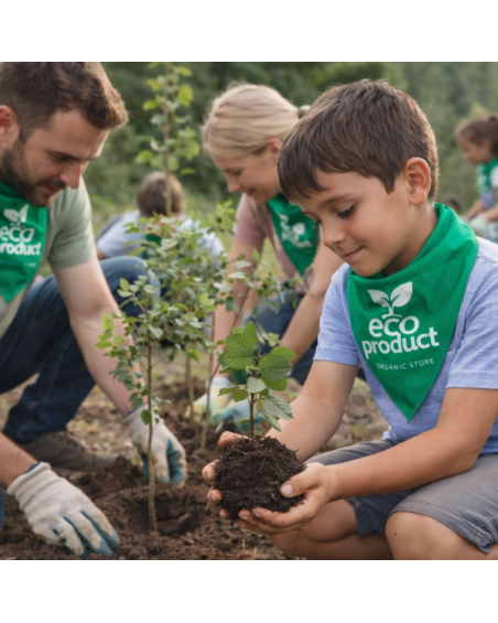 Mocador triangular de polièster reciclat - WASAT
