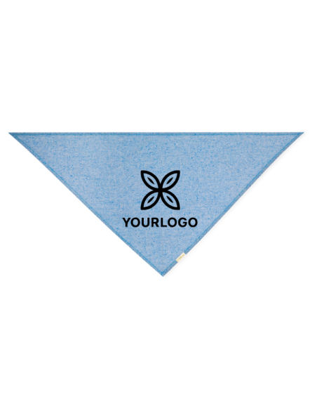 Écharpe triangulaire en coton recyclé - Romin