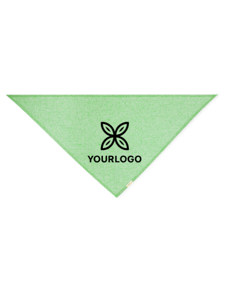 Triangular scarf made of recycled cotton - Romin