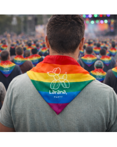 PAÑUELO ARCOIRIS IDEAL PARA FESTIVALES I FIESTAS 2