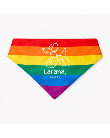 Customizable Rainbow Design Scarf -...