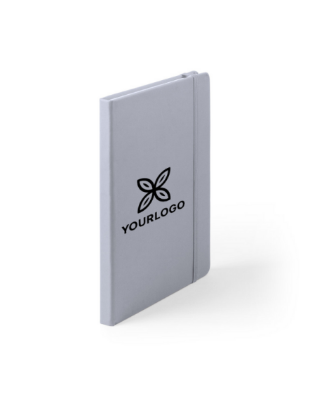 A5 Notepad (100 plain sheets) with faux leather covers for advertising - Cilux