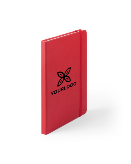 A5 Notepad (100 plain sheets) with faux leather covers for advertising - Cilux