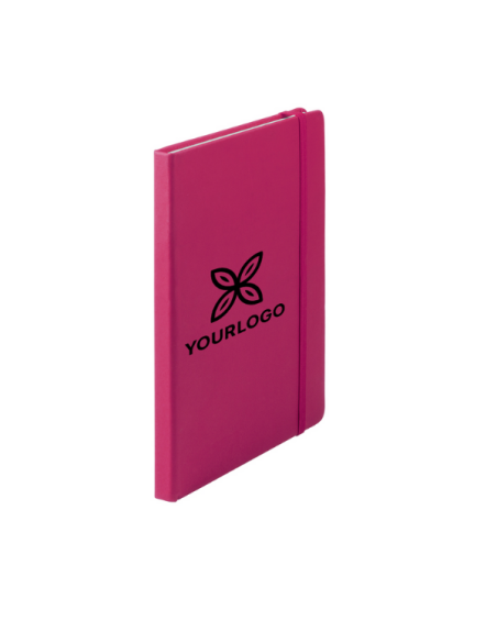 A5 Notepad (100 plain sheets) with faux leather covers for advertising - Cilux