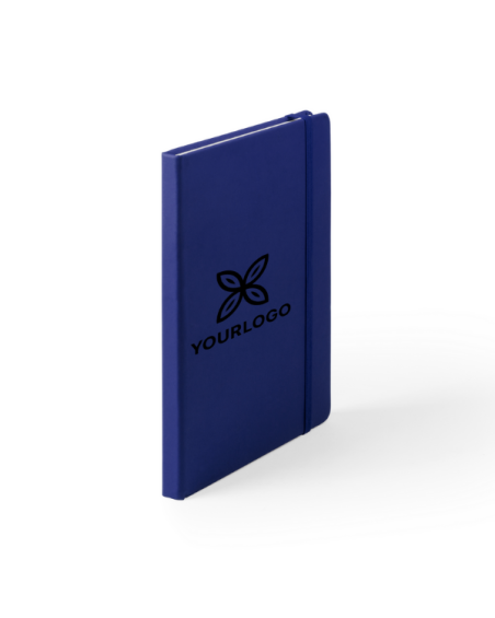 A5 Notepad (100 plain sheets) with faux leather covers for advertising - Cilux