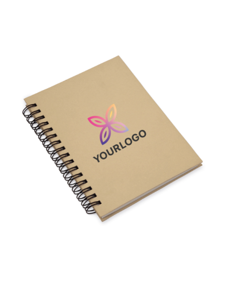 Carnet en carton recyclé 80 feuilles (11,6x15,3cm) - Emerot