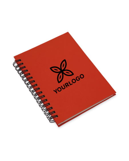 Recycled cardboard notebook 80 sheets (11.6x15.3cm) - Emerot