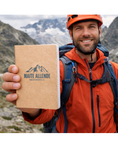 Carnet A5 en carton recyclé pour...