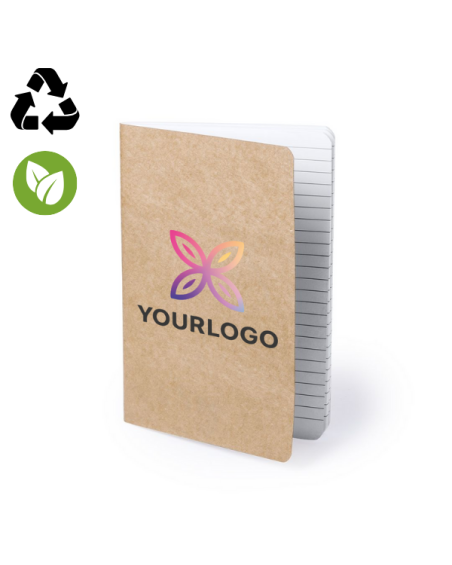 Carnet A5 en carton recyclé pour publicité - Zurix