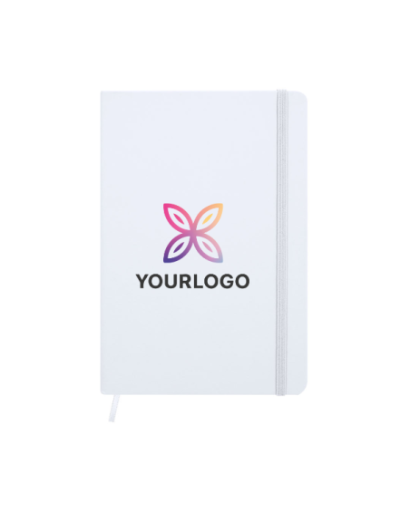 A5 Notepad, with hard leatherette covers and 100 lined sheets - Ciluxin