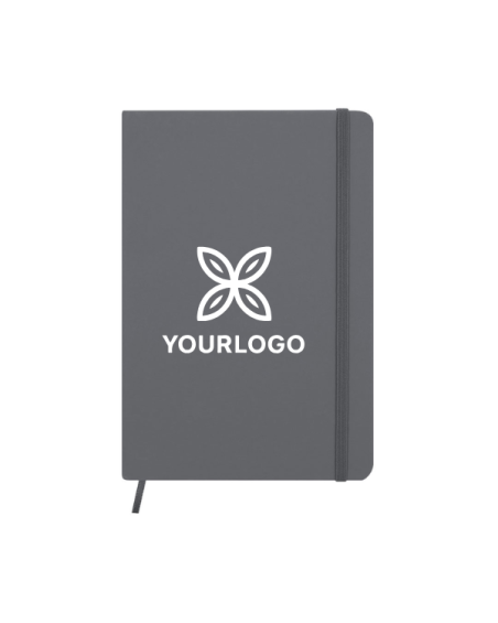 A5 Notepad, with hard leatherette covers and 100 lined sheets - Ciluxin