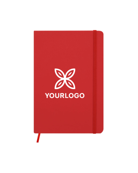 A5 Notepad, with hard leatherette covers and 100 lined sheets - Ciluxin