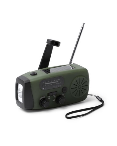Customizable multi-function radio for merchandising and corporate image