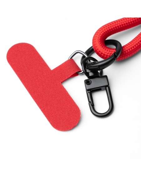 Detail of the mobile phone lanyard with type-C charging cable - DENKI