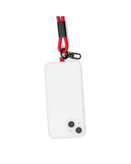 customizable lanyard with Type-C charging cable for mobile phones