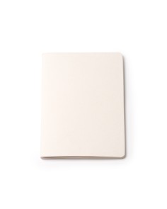 Bloc de notes fabricat amb brics de llet reciclats, de color blanc, per personalitzar amb el logotip de la teva empresa