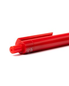 Stylo à bille rouge en ABS recyclé 2