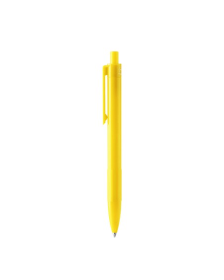 yellow recycled plastic pen