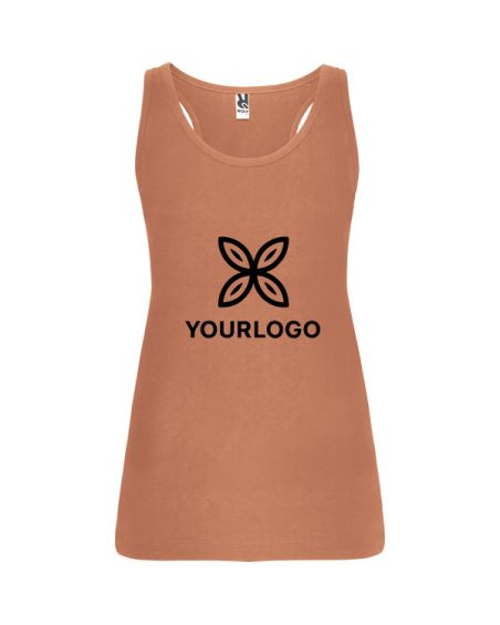 Women's fitted tank top made of 100% cotton, 160g/m². Adult and junior sizes - BRENDA ROLY