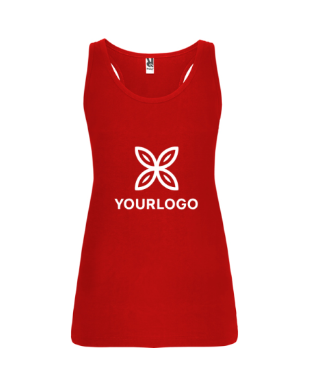 Women's fitted tank top made of 100% cotton, 160g/m². Adult and junior sizes - BRENDA ROLY